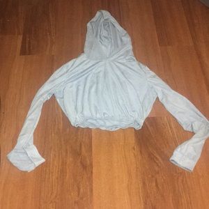 Baby blue velour 2 piece.